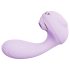 Leopard - sugvibrator med vibration - lila