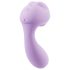 Leopard - sugvibrator med vibration - lila