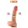 FeelSkin - realistisk dildo - hudfärgad 17,8cm