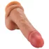 FeelSkin - ultrarealistisk dildo med pung - natur (18,5 cm)