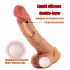 FeelSkin - ultrarealistisk dildo med pung - natur (18,5 cm)