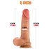 FeelSkin - ultrarealistisk dildo med pung (naturell, 12,5 cm)