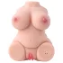 Lonely - realistisk vibrator torso masturbator - hudfärgad