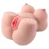 Lonely - realistisk vibrator torso masturbator - hudfärgad