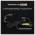DG-LAB - elektrod­kabel från 2,5 mm jack till 2 mm stift (svart)