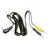 DG-LAB - elektrod­kabel från 2,5 mm jack till 2 mm stift (svart)