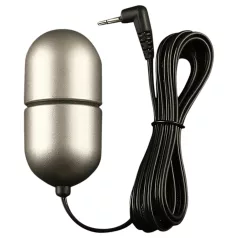 DG-LAB Matt stål - bipolär, oval stålelektrod (silver)