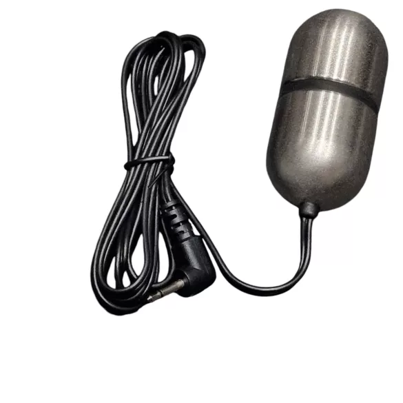 DG-LAB Matt stål - bipolär, oval stålelektrod (silver)