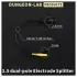 DG-LAB - elektrodadapter från 2,5 mm-uttag till 2 mm (svart)