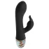 LOVISS Flower - G-punktsvibrator med klitorisstimulator (svart)