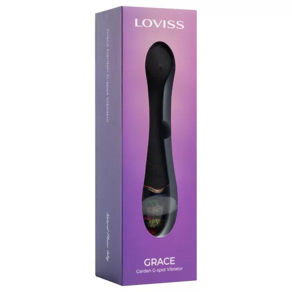 LOVISS Flower Grace - G-punktsvibrator (svart)