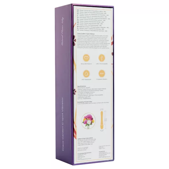 LOVISS Flower Grace - G-punktsvibrator (svart)