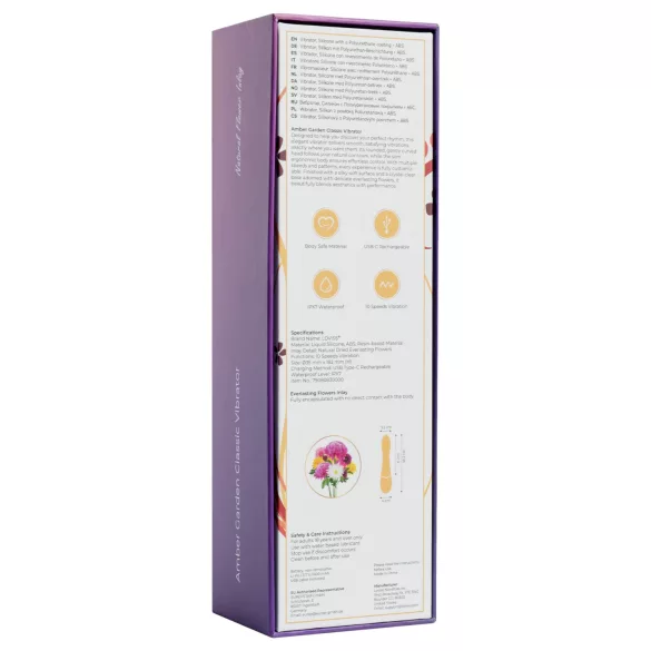 LOVISS Flower Amber - G-punktsvibrator (svart)
