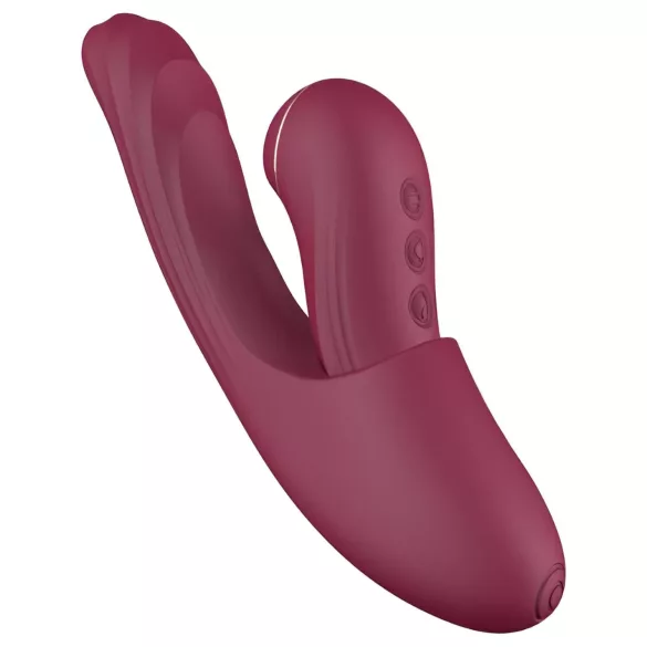 Vibeconnect - G-punkt och klitoris vibrator - 2i1 - röd
