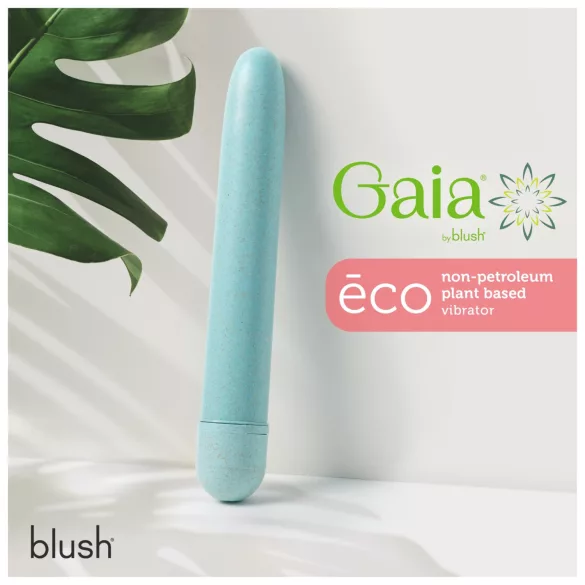 Gaia Eco L - miljövänlig stavvibrator (blå) - stor