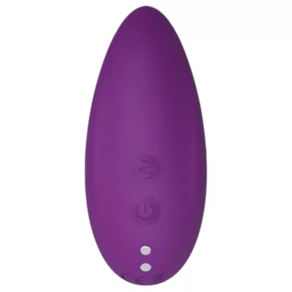 Vibeconnect - uppladdningsbar vattentät klitorisstimulator - lila