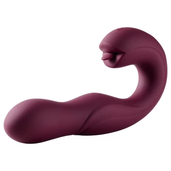 Honey Play Box Joi - roterande G-punkt vibrator med slickfunktion - lila