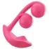 Honey Play Box Melody - App-styrd pärlbesatt 2-i-1 vibrator (röd)