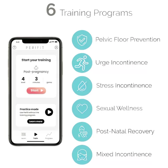 Perifit - App‑styrd vibrerande geishakula (rosa)