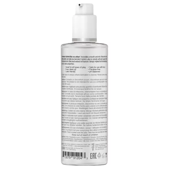 Wicked Simply Hybrid - hybrid glidmedel - 120ml