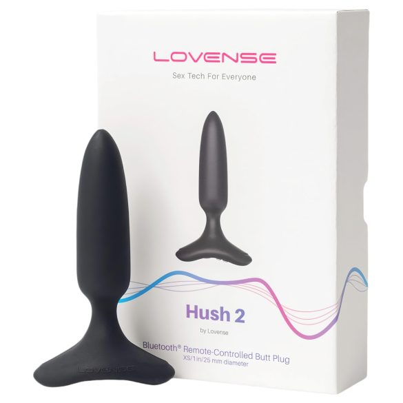 Lovense - analplugg vibrator uppladdningsbar - XS 25mm - svart