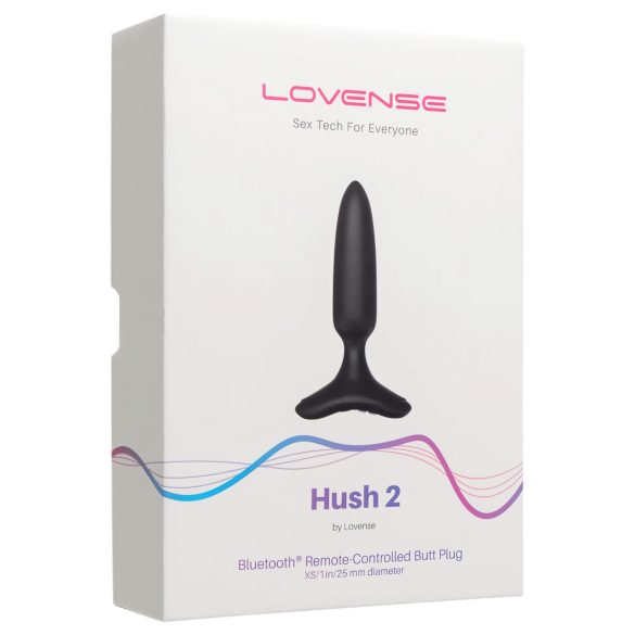 Lovense - analplugg vibrator uppladdningsbar - XS 25mm - svart