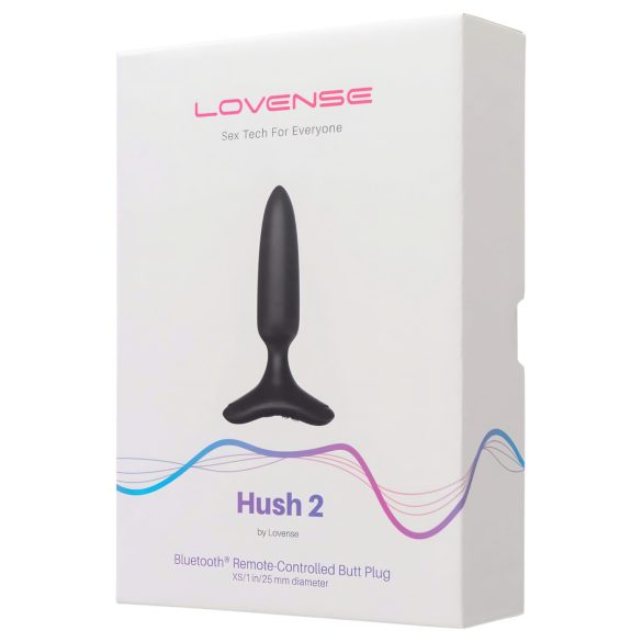 Lovense - analplugg vibrator uppladdningsbar - XS 25mm - svart