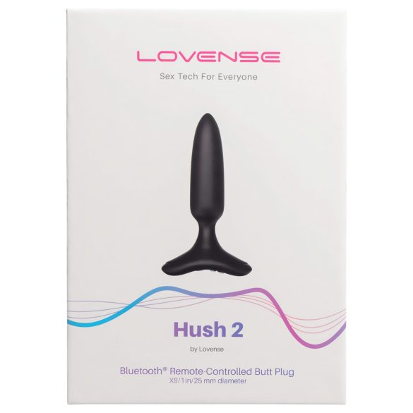 Lovense - analplugg vibrator uppladdningsbar - XS 25mm - svart