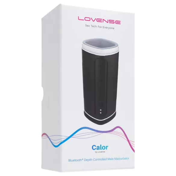 Lovense Calor - App-styrd värmande masturbator för män (svart)