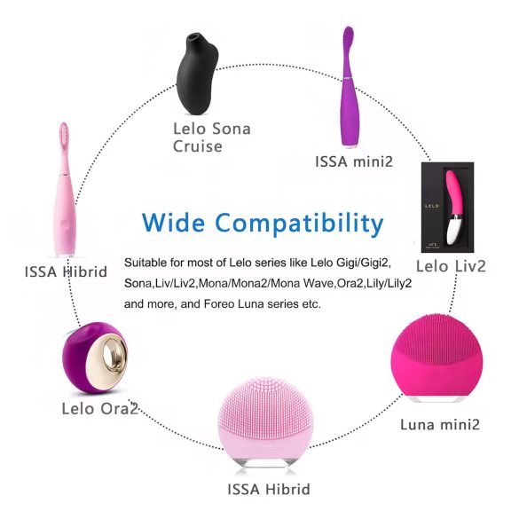 LELO - laddkabel USB 5V - vit