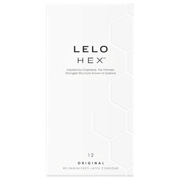 LELO Hex - kondom original - latex - 12 st