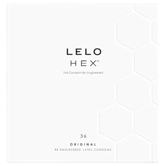 LELO Hex Original - kondom - tunn latex - 36 st