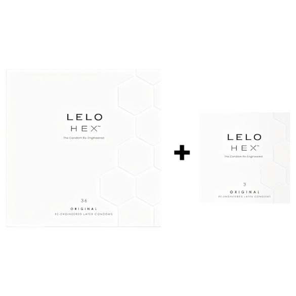 LELO Hex Original - lyx kondomer paket (36+3 st)