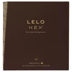 LELO Hex Respect XL - kondom XL - ultratunn latex - 36 st