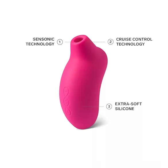 LELO Sona Cruise - klitorisstimulator med ljudvågor - körsbärsröd