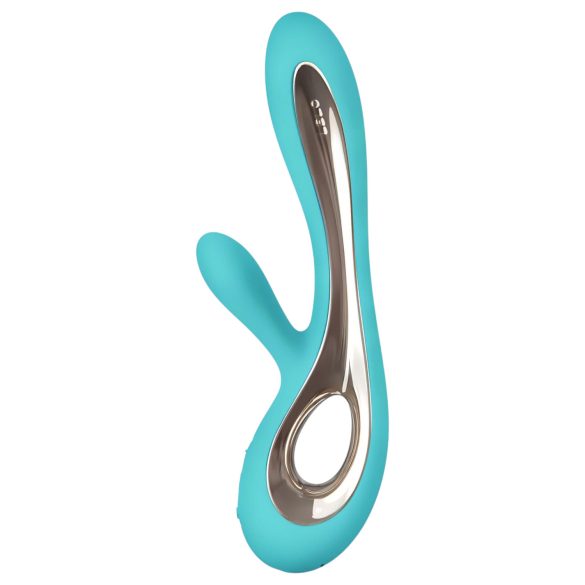 LELO Soraya 2 - Vattentät vibrator med klitorisstimulator (turkos)