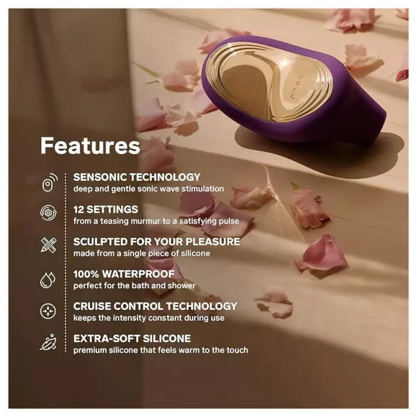 LELO Sona 2 Cruise - klitorisstimulator med ljudvågor - lila