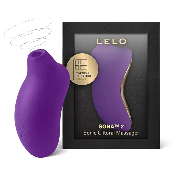 LELO Sona 2 - klitorisstimulator med ljudvågor - lila