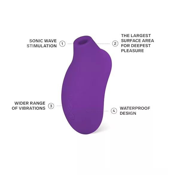 LELO Sona 2 - klitorisstimulator med ljudvågor - lila
