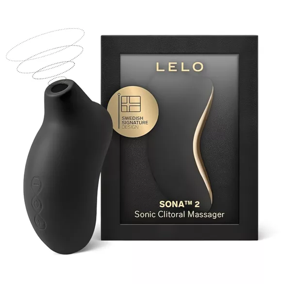 LELO Sona 2 - klitorisstimulator med ljudvågor - svart