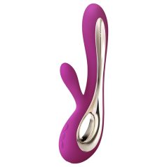   LELO Soraya 2 - vibrator med klitorisstimulans - vattentät - lila