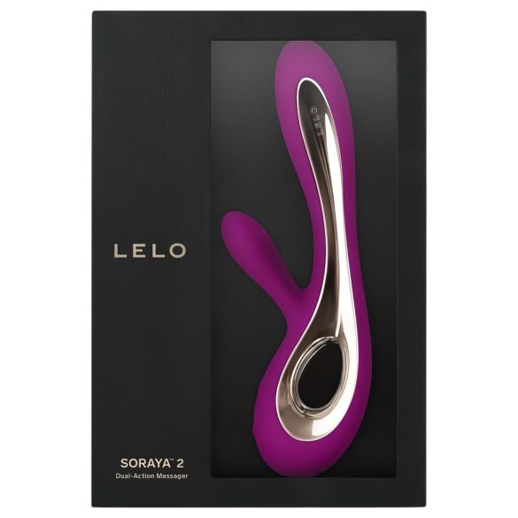 LELO Soraya 2 - vibrator med klitorisstimulans - vattentät - lila