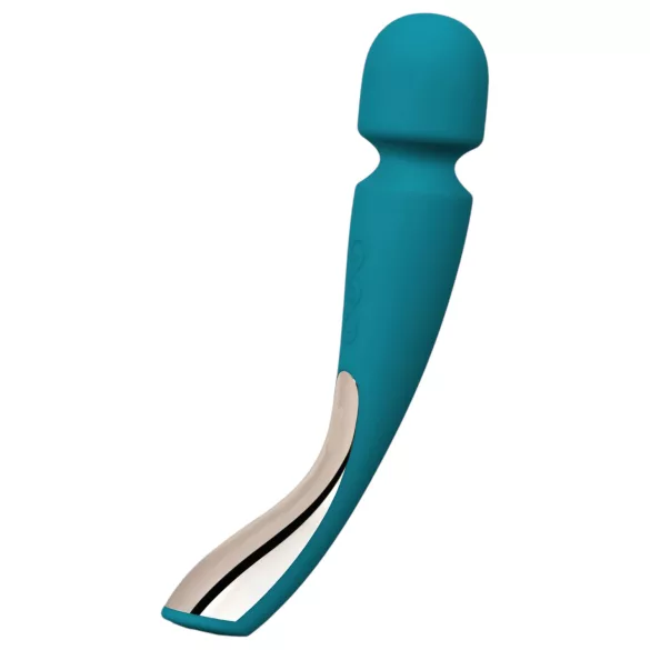 LELO - massagstav med vibrator - medium storlek - turkos