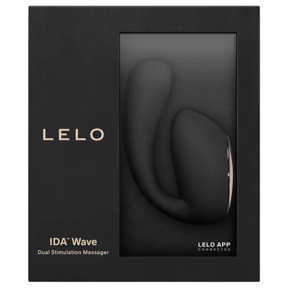 LELO Ida Wave - vibrator med rotation och vibration - uppladdningsbar - svart