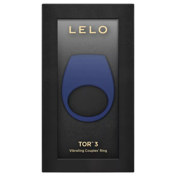 LELO Tor 3 - penisring med vibration - uppladdningsbar - blå