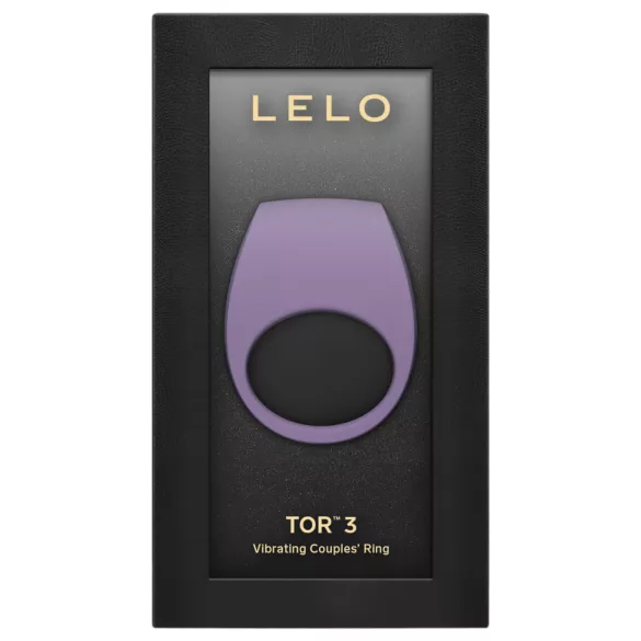 LELO Tor 3 - Appstyrd vibrerande penisring för män (lila)