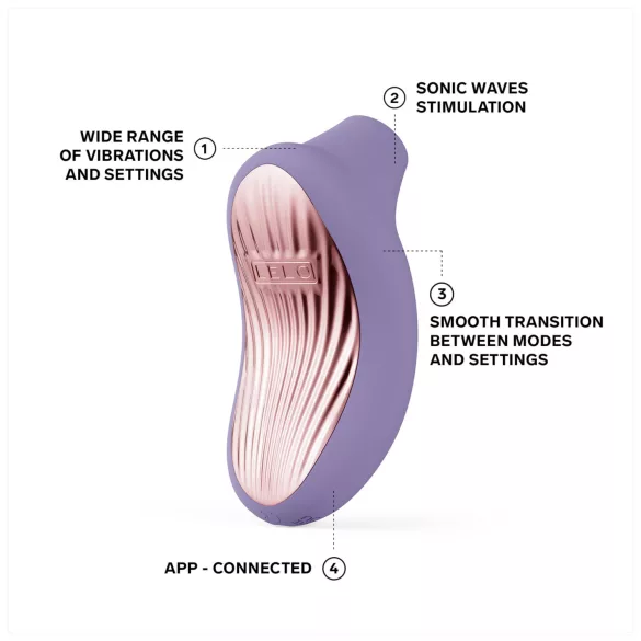 LELO Sona 3 - klitorisstimulator med ljudvågor - lavendel