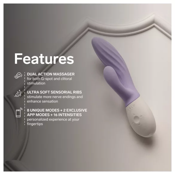 LELO INA Twist - appstyrd G-punktsvibrator med klitorisarm (lila)