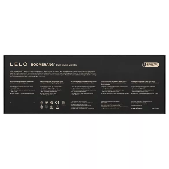 LELO Boomerang - dubbelsidig vibrator (lila)