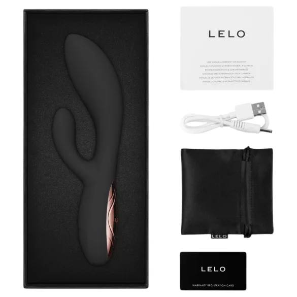LELO - INA Thrust stötande kaninvibrator (svart)